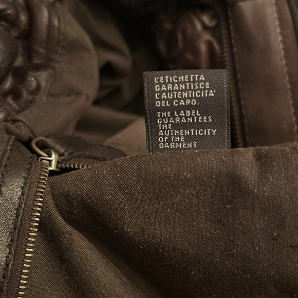 FENDI Bubble Calfskin Leather Large Chef Shopper Tote Brown Bag Authentic - Picture 11 of 11